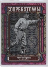 2023 Panini Donruss Cooperstown Pink Fireworks Arky Vaughan #CT3 HOF 4r2