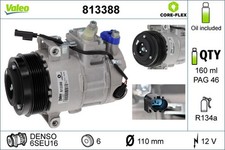 Kompressor Klimaanlage VALEO CORE-FLEX 813388 12V für MERCEDES KLASSE W204 W212