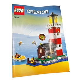 Lego Creator Lighthouse Island (5770) Sealed Bags Open Box Light Brick Manual