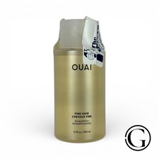 OUAI FINE HAIR SHAMPOO SHAMPOOING 10FL. OZ./300 ML. BREATHES LIFE INTO YOUR HAIR