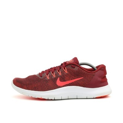 Nike Damen Flex RN 2018 Turnschuhe Bordeaux/Rot Mesh Low-top Laufschuhe EU 42