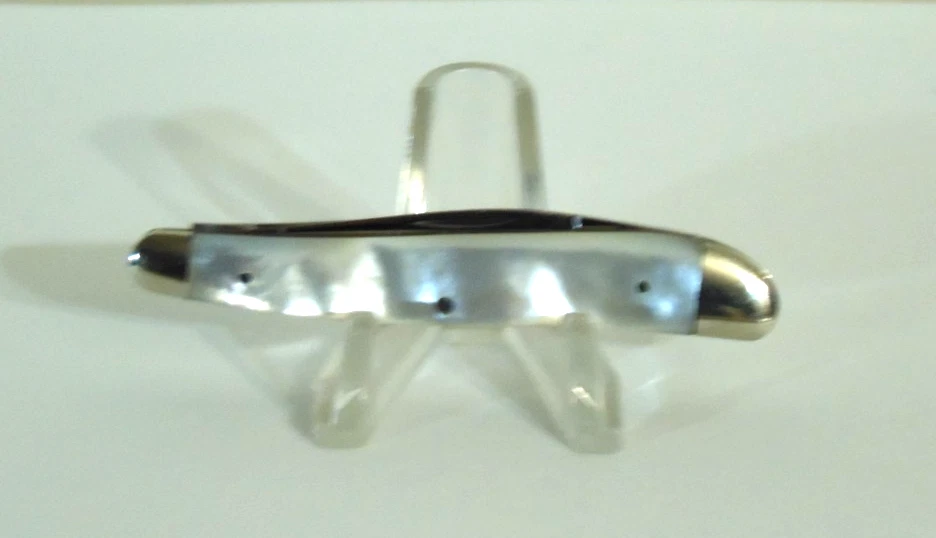 Escalas madreperla "Schatt & Morgan" "Serpentine Half Whittler" 1990 con caja Foto 4 de 4