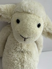 Retired Jellycat Bashful Lamb Medium 12" Cream Plush Sheep Stuffed Animal⁠ 