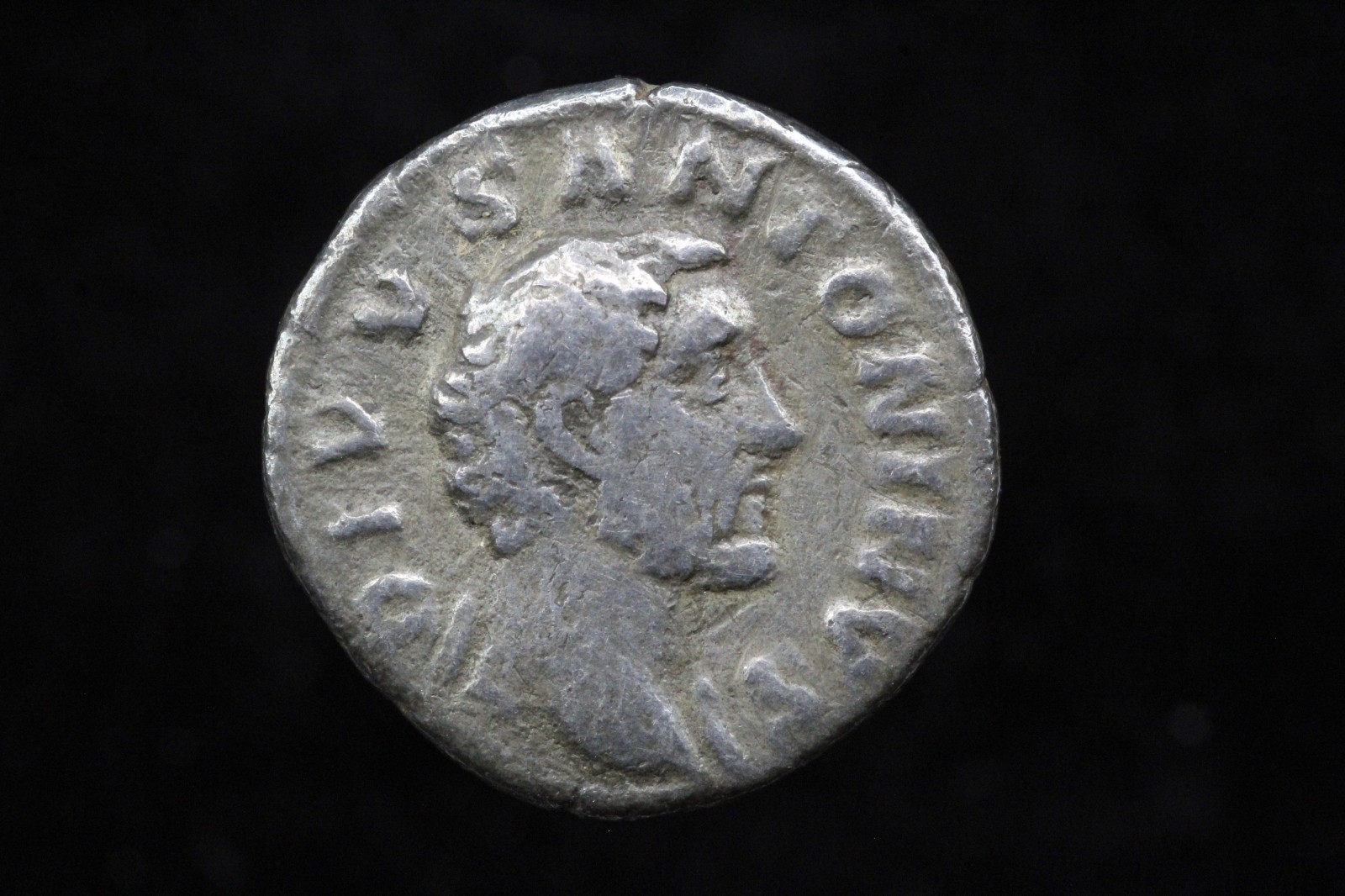 Roman Coin. Divus Antoninus Pius. AR Denarius. CONSECRATIO. Minted after 161 AD.