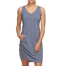 Columbia Womens V-Neck Casual Sleeveless Dress Medium Size Nocturnal Heather