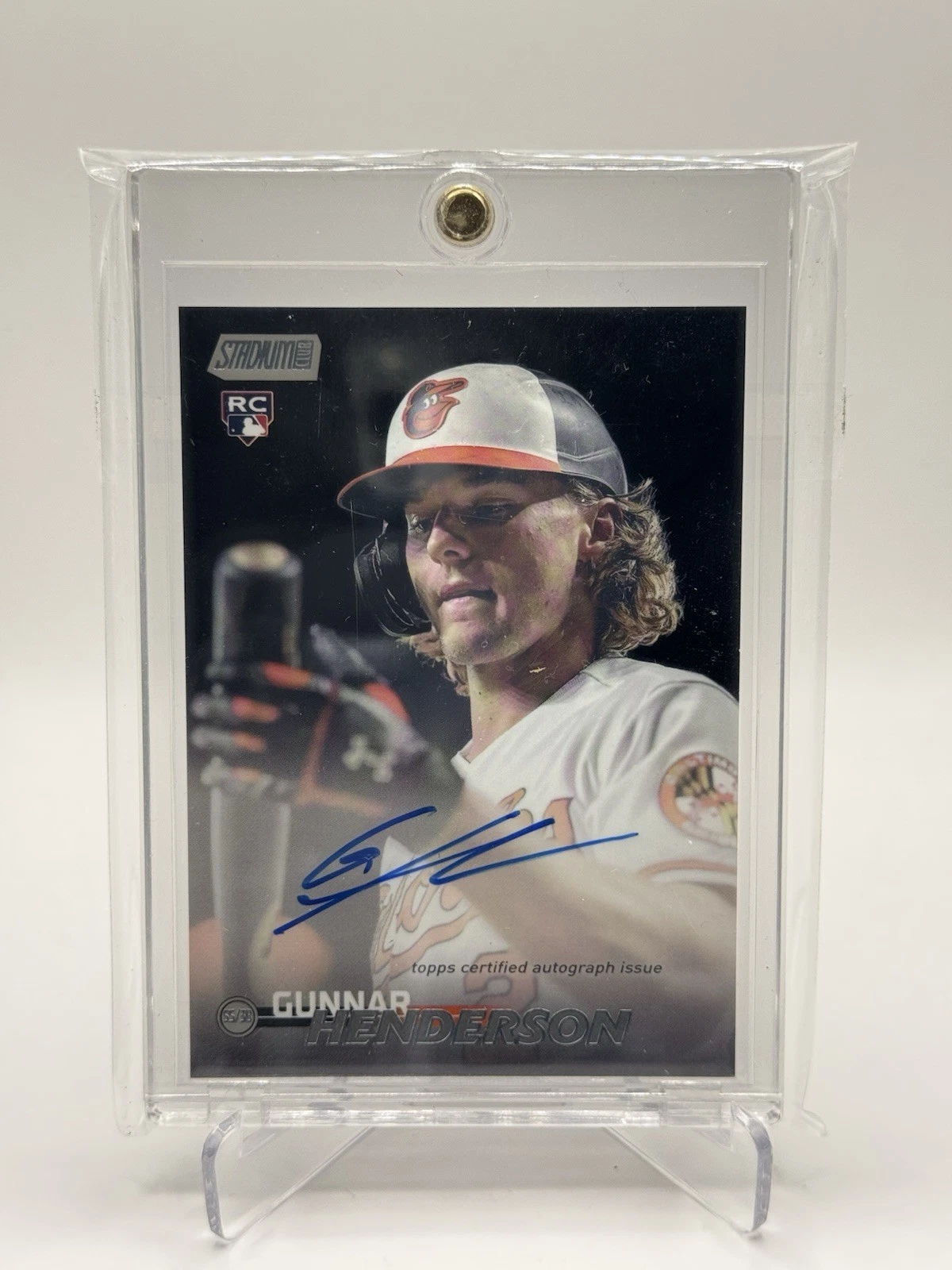 2023 Topps Stadium Club Gunnar Henderson Rookie Auto RC #SCBA-GH Orioles