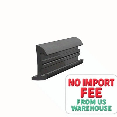 TACO Marine Semi-Rigid Vinyl Rub Rail, Black 50 ft 1-1/2'' x 3/4''  V11-9795BKA50D