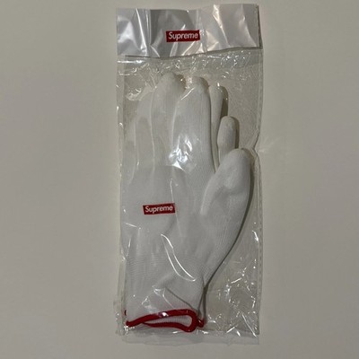 Supreme Rubberized Gloves FW20 Sealed Authentic - OS - White - NEW