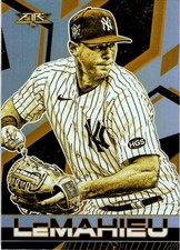 2021 Topps Fire - D.J. LeMahieu #165 Gold Minted