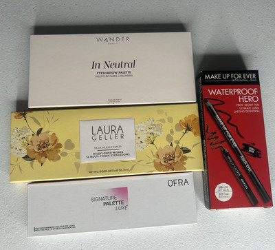 Lot Mixed Makeup EyeShadows, Eyeliner , Laura gellar, makeup Forever, And more