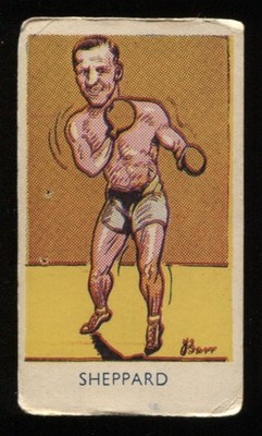 Trade Card, A&J Donaldson, Sportfavoriten, 1953, Boxen, Jim Sheppard, #356