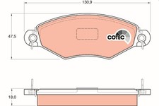 TRW Bremsbeläge Satz Vorne passend für PEUGEOT 206 Schrägheck (2A/C) GDB1361