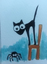 Aceo Original Mix Media Art