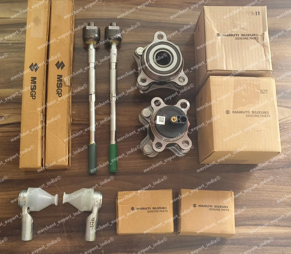 OEM 6 PC Inner & Outer Tie Rod Ends Front & Rear Wheel Hub Assembly Suzuki Ignis - Image 2 of 4