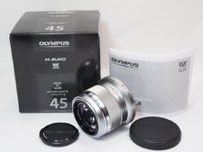 condition OLYMPUS M.ZUIKO DIGITAL 45mm F1.8 with original box OLYMPUS Pipe OL92