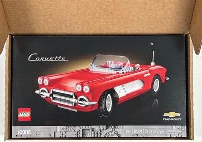 Lego 10321 Icons: 1961 Chevrolet Corvette - New / Factory Sealed / Retired