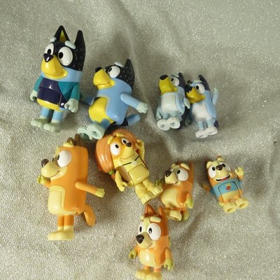 Lot of 9 Bluey and Friends Figures Honey Lila and More