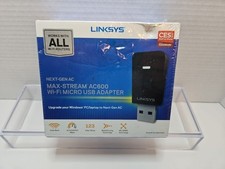 Linksys AC600 MU-MIMO Next-Gen AC Max-Stream Wifi Micro USB Adapter WUSB6100M