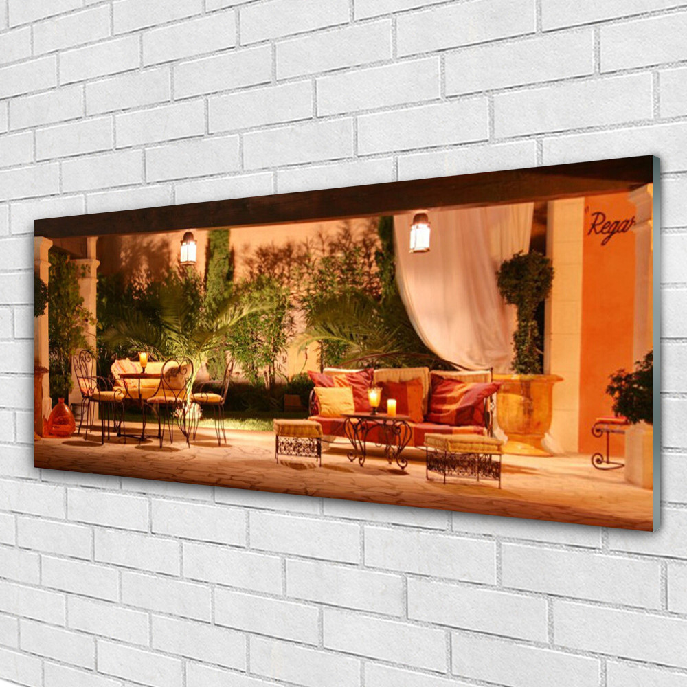 Impression sur verre 125x50 decoration murale cuisine et grand tableau restaurant