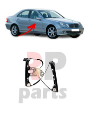 FOR MB C W203 04-07 NEW FRONT WINDOW REGULATOR LIFT WITHOUT MOTOR RIGHT