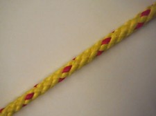 Ø 8mm Polypropylène Tressé Corde Laisse Cordage Ligne de Pêche Jaune-Rouge