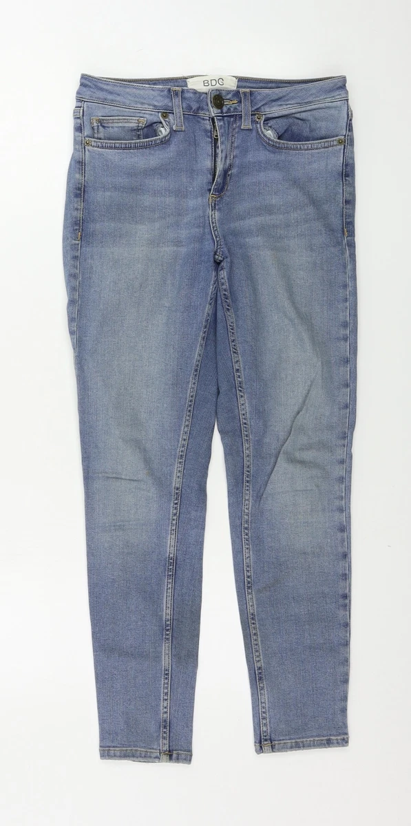BDG Womens Blue Cotton Skinny Jeans Size 25 in L28 in Regular