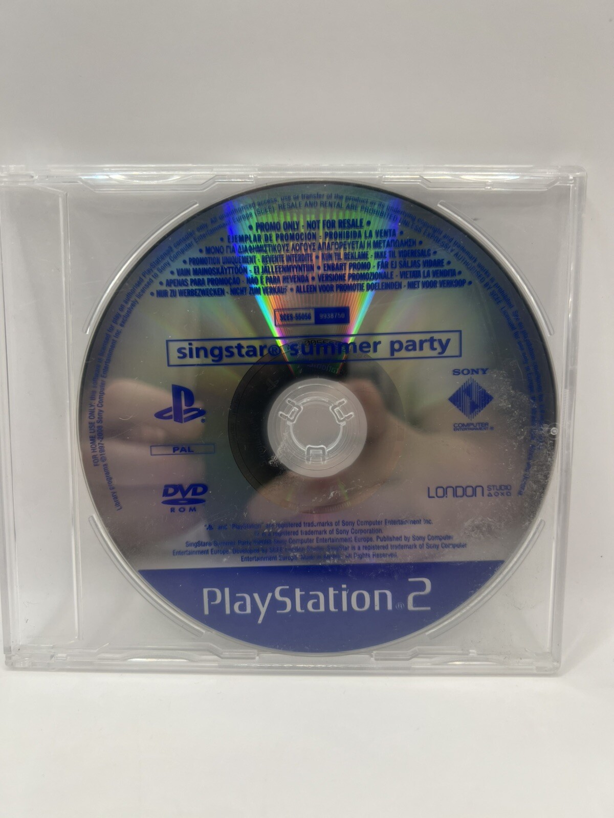 Singstar Summer Party (Sony PlayStation 2, 2006) raro disco promocional ps2 - juego completo