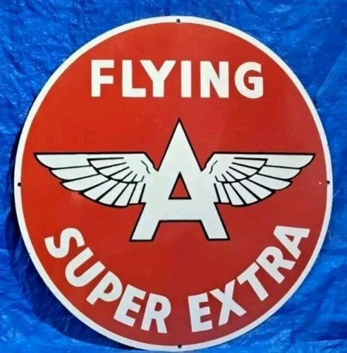 Flying Porcelain Enamel Sign 30x30 Inches Single Side - Picture 2 of 2