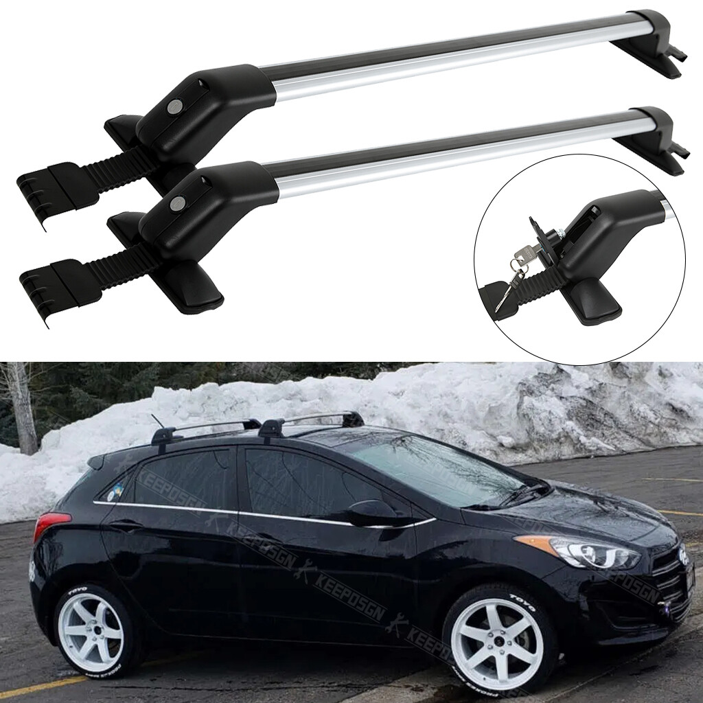 For Hyundai Elantra GT Door Roof Rack Cross Bar Aluminum Luggage