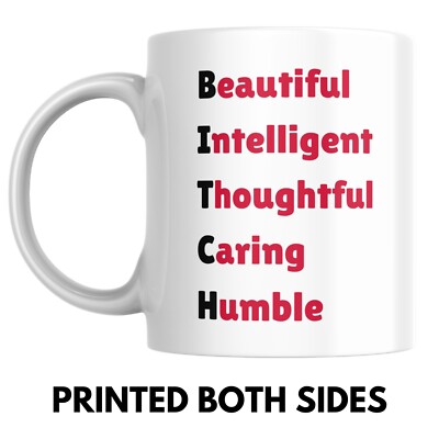 LUSTIGE AKRONYM GESCHENK TASSE - SCHLAMPE - Arbeit Geburtstag unhöflich Wichtelgeschenk Freund BFF