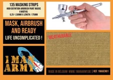 1/35 1ManArmy #GEN01 High Definition Strips Airbrush Masks