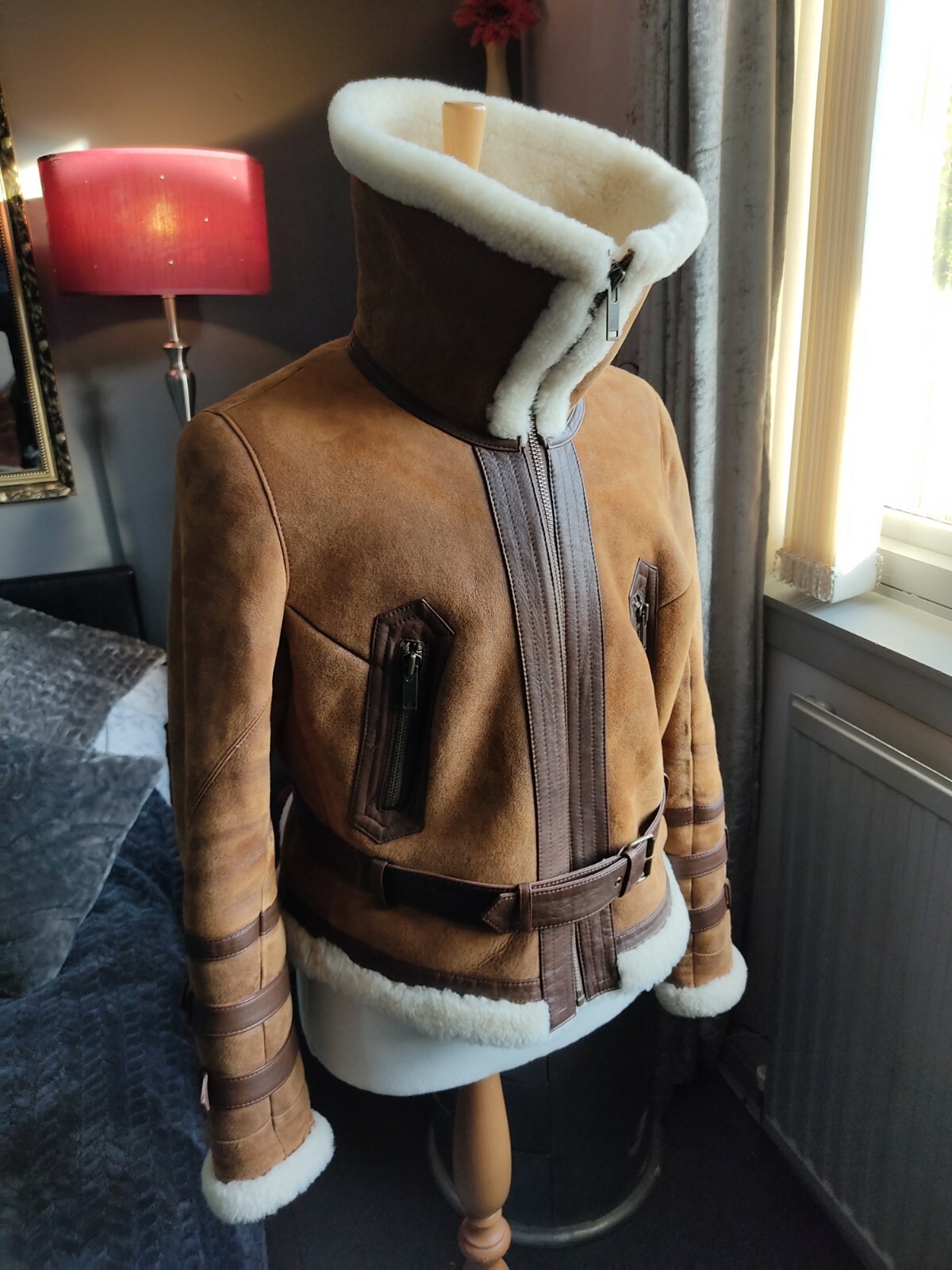 Luxury Shearling Sheepskin Aviator 