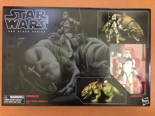 Mint in box 04 Star Wars Black Series Dewback & Sandtrooper private collection