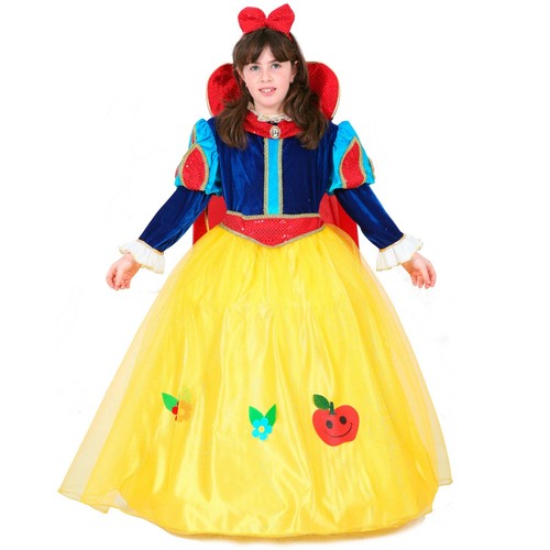 Costume Biancaneve lusso Vestito Carnevale Pegasus Principesse | eBay