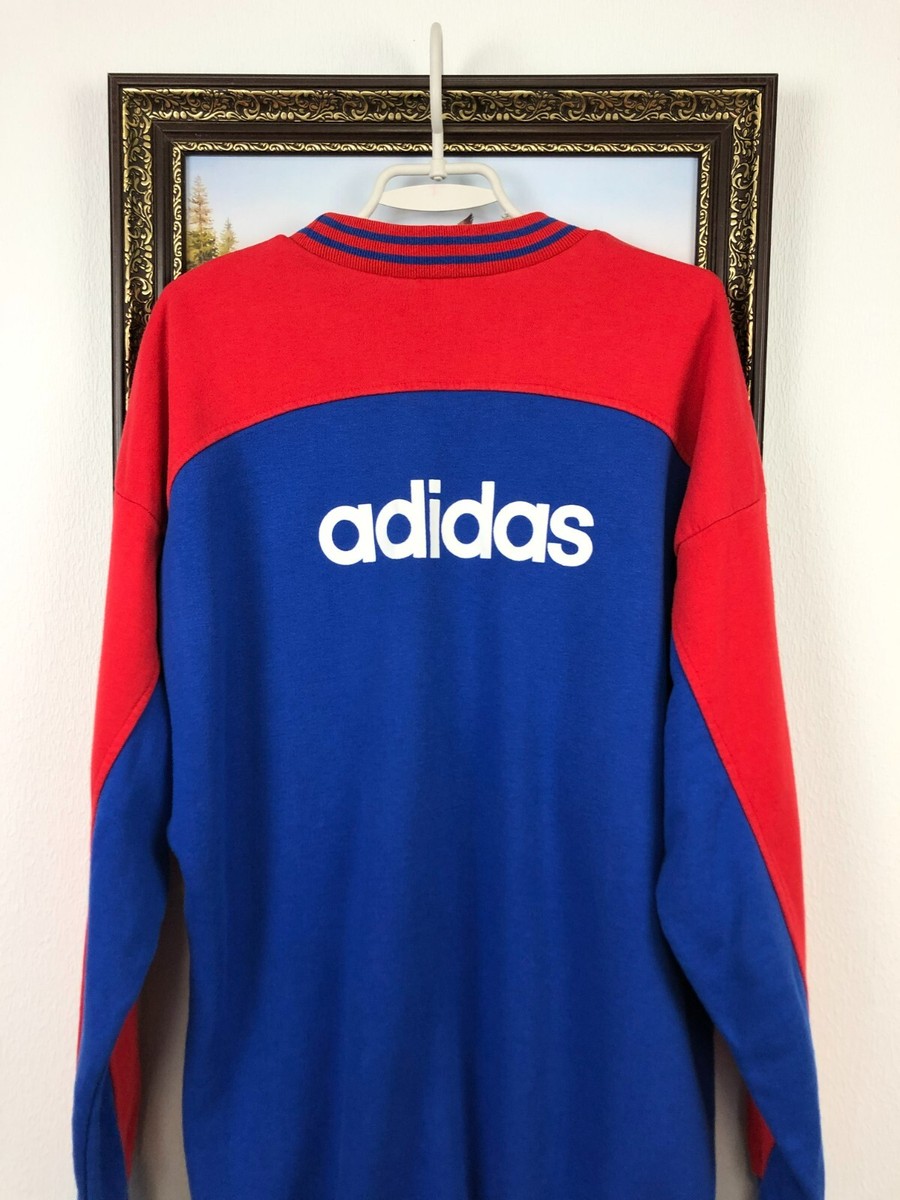 Vintage 90's Adidas Bayern Munich Football Sweatshirt Soccer