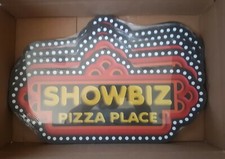 Showbiz Pizza Place 12"x24" Metal Sign (New)