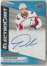 2023-24 Upper Deck Engrained ElectroCast Autographs #EC48 Tom Wilson SP Capitals
