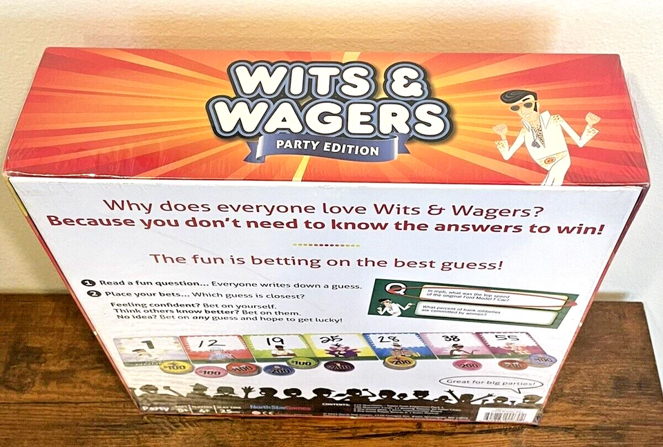 Wits and Wagers Party Edition Juego de Mesa North Star Games Nuevo Precintado 2015 Foto 3 de 4