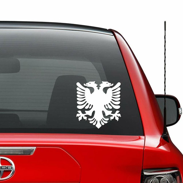 Albanian Flag Eagles Vinyl Decal Sticker Car Truck Vehicle Bumper