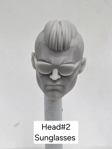 3d Printed SWAMP NOK STORM RIDER HEAD#2 1:12 6" Classified Legends COMPATIBLE