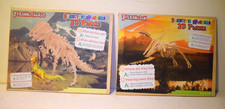 3D Wooden Puzzles Tyrannosaurus and Pieranodon NEW