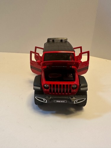 1/22 Jeeps Wrangler Pickup Off-road Vehicle Alloy Model Car Simulation Red - Picture 6 of 12