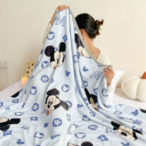 Disney Throw Blanket Stitch Kid Thickened Milk Velvet Blanket Pooh Lunch Blanket - Picture 11 of 28