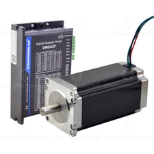 STEPPERONLINE 1 Axis Nema 23 Stepper Motor 425oz.in/269oz.in & Driver DM542T Kit