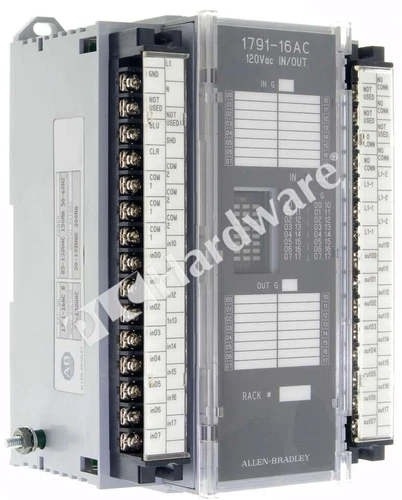Allen Bradley 1791-16AC Series B Block I/O Module 16-Inputs/16-Outputs 120VAC