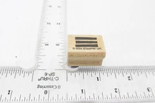 Triple Layer Fence Boards Rubber Stamp - Stamp Set G112