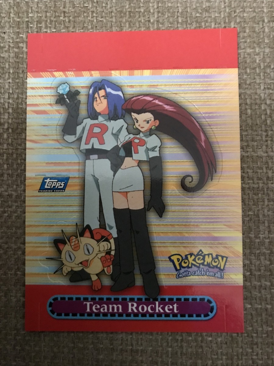 【Nando】Team Rocket 3 items Team Rocket- Pop-Up 5 of 10-Pokemon TV Animation 3-Topps