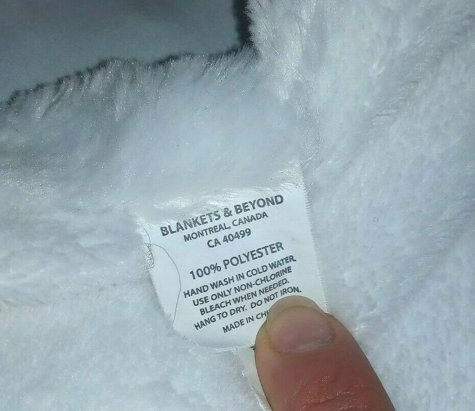 Blankets & Beyond Blanco Zapatos de Ballet Manta Peluche Lovey 30x30 Bebé Niña Baile Foto 3 de 3