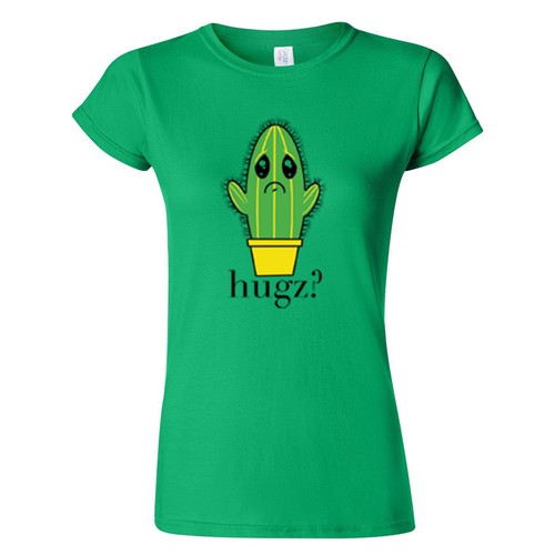 HUGZ Women Funny Tshirt Hug Cactus Lady Tee Shirt Womens Funny Party Shirt Beach eBay