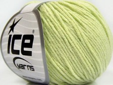 8-Skein Lot Baby Modal Yarn light 8x50g/115m Light Green